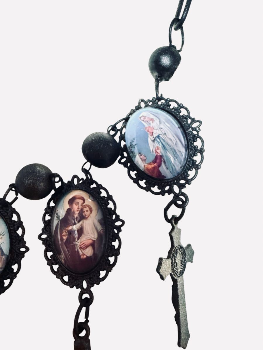 JPG/vintage Collection sampleglas mulch medae cross necklace antique ...