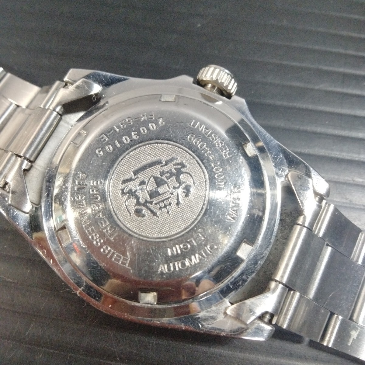 【稼動品】ELGIN エルジン ダイバーズウォッチ 自動巻き 20気圧防水 ブルー文字盤 J101700 /【Buyee】 Buyee ...