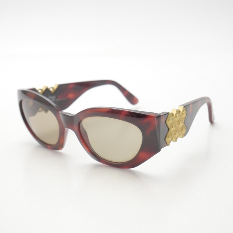MJ7762*イタリア製 GIANNI VERSACE ジャンニヴェルサーチ ヴィンテージ メデューサ サングラス アイウェア MOD.420 ...
