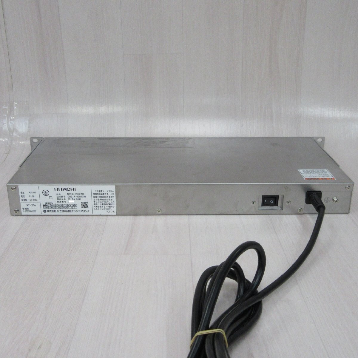 日立 NT23E-PRIHWA NT-23e VoIPゲートウェイ PRIインターフェイス対応 説明書入りCD-ROM付 保証有 2F_056 ...
