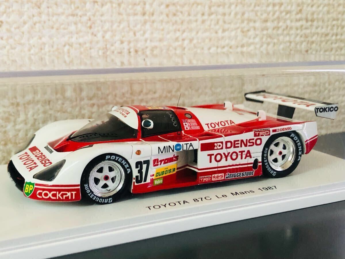 激レア！ 1/43 スパーク トヨタ 87C トムス ル・マン24時間 1987 関谷正徳 検 91 94C-V TS010 TS020 ...