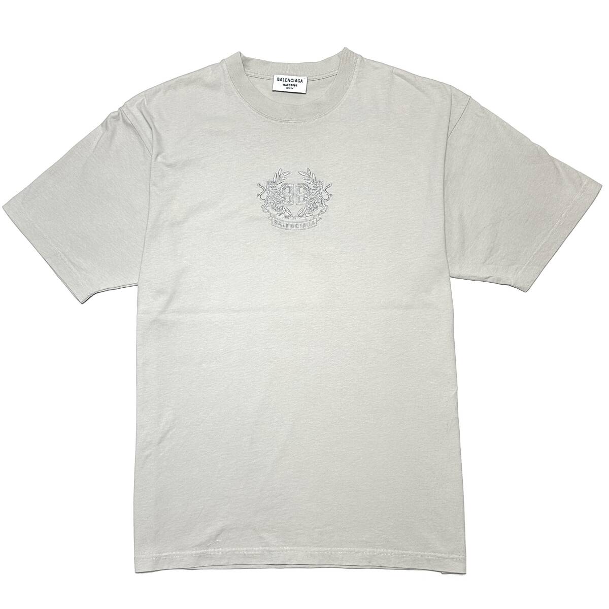 国内正規品 定価12万 BALENCIAGA oversize wardrobe embroidery T 