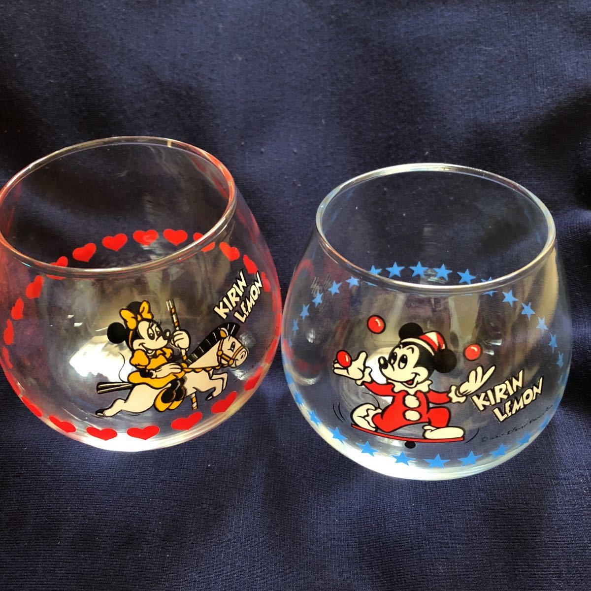 昭和レトロ＊激レア非売品 キリンレモン Disney ミッキーマウス&ミニー 