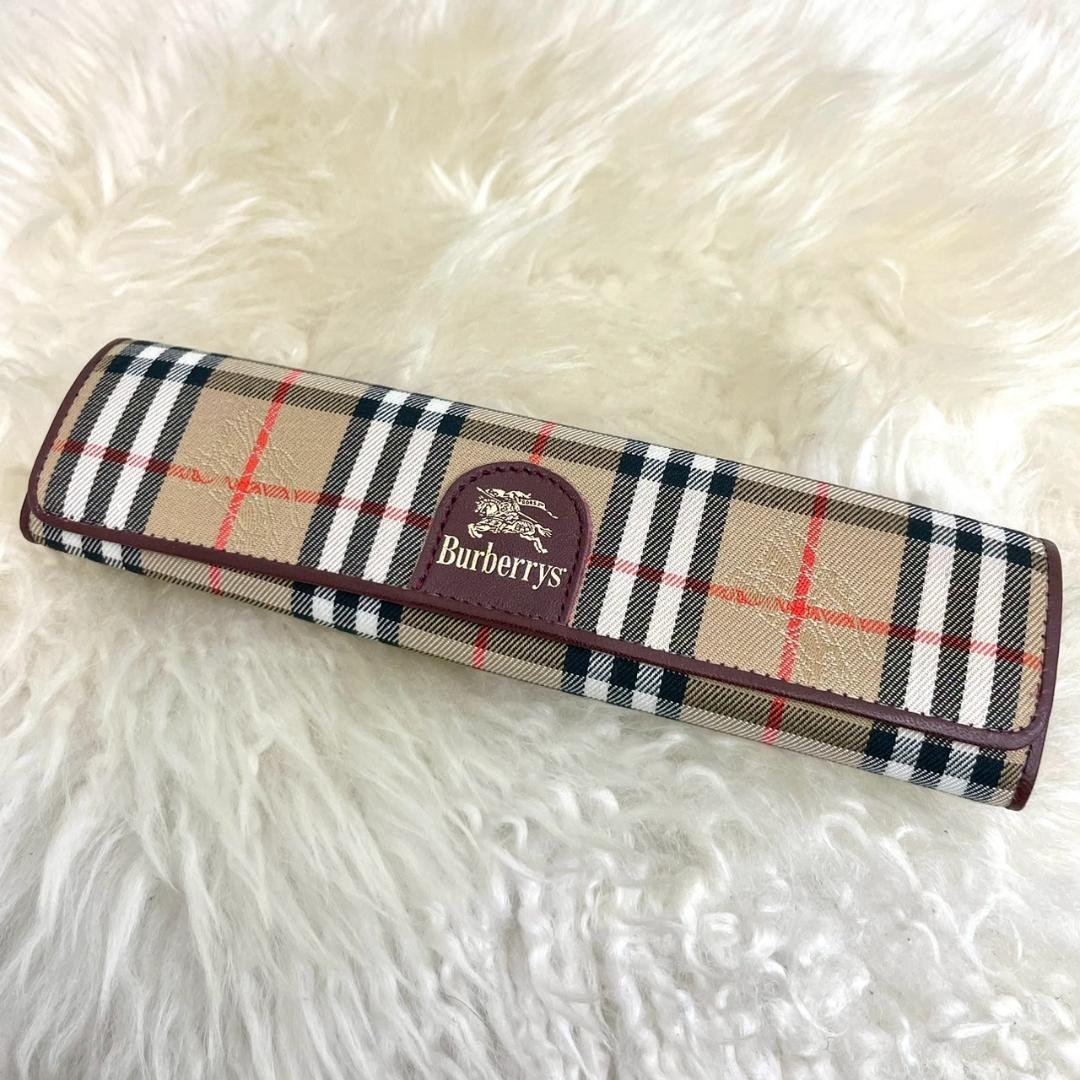 美品✨BURBERRY ガーメントケース スーツケース ノバチェック