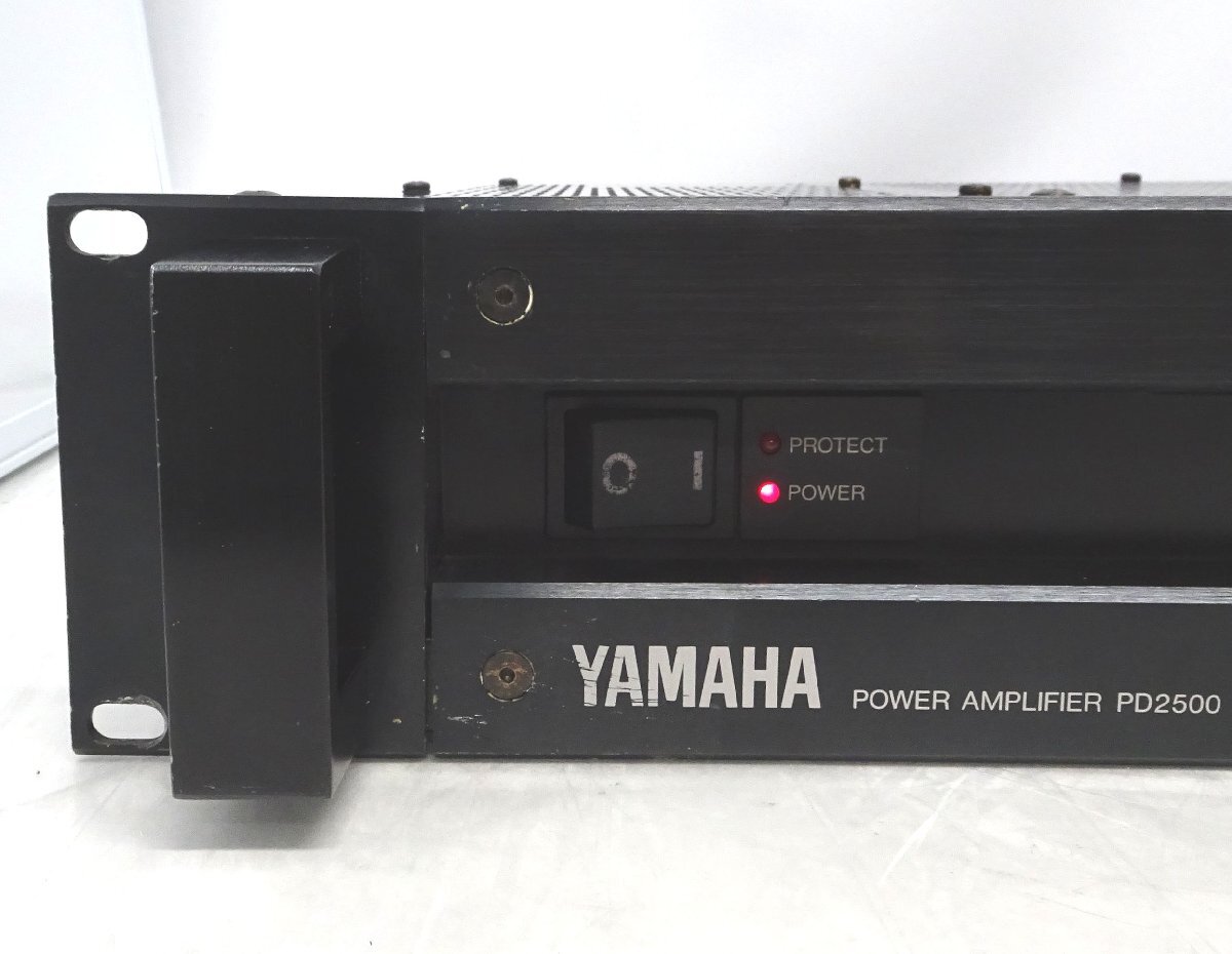 YAMAHA PD2500 業務用パワーアンプ（250W+250W/8Ω・360W+360W/4Ω・XLR）【中古/動作品】#424065 ...