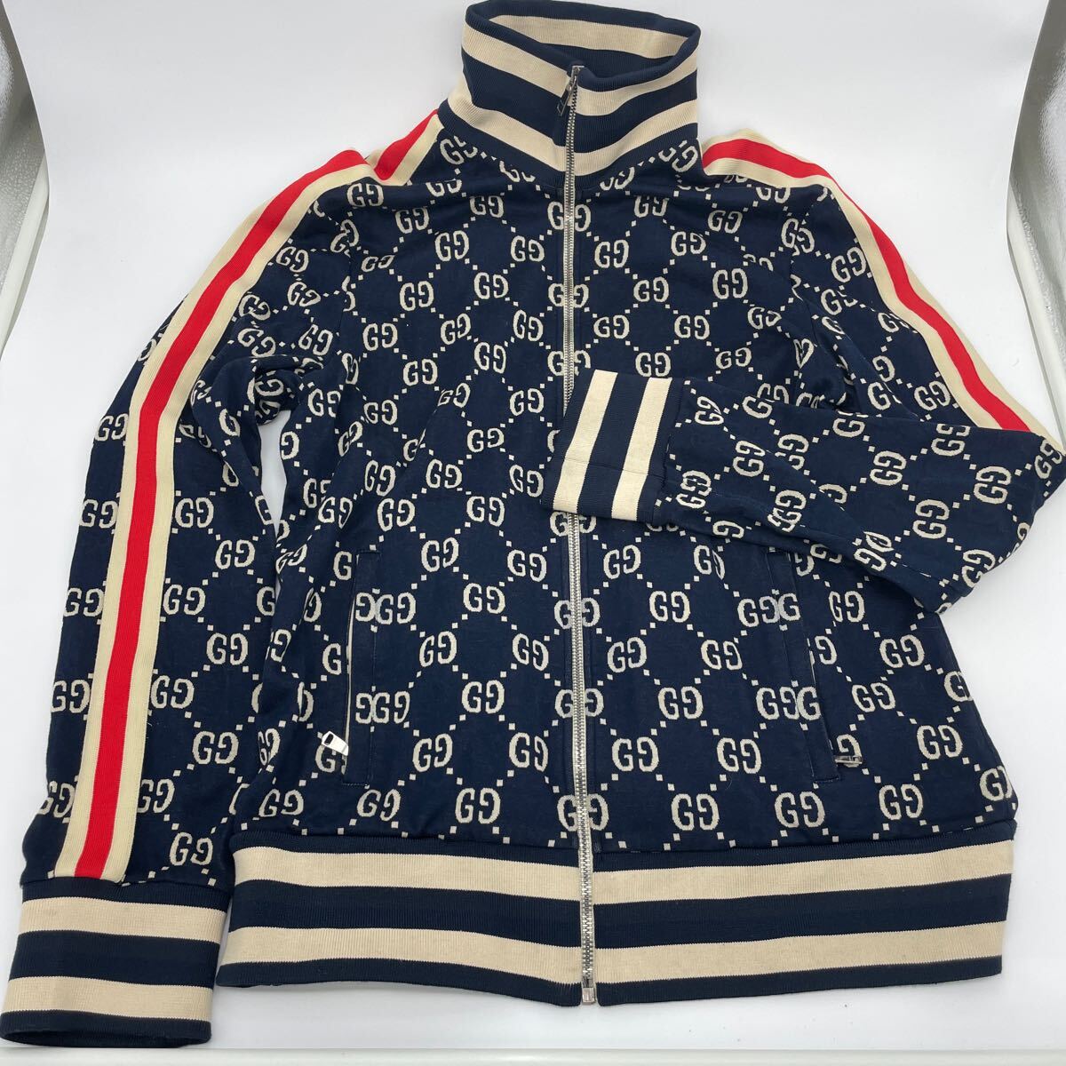 定価70万 GUCCI グッチ ツイードジャケット マオカラー