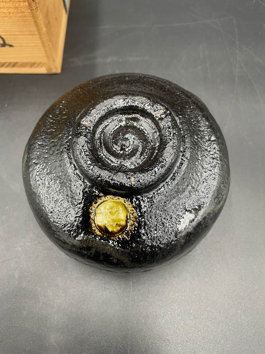 京焼桂窯造数印黒楽茶碗元箱付き/【Buyee】