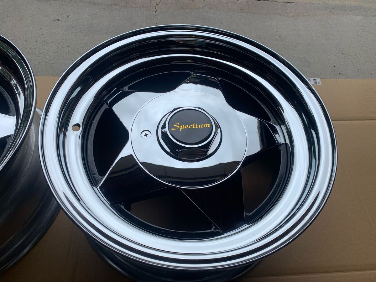 Star Chrome Rims 新品!未使用spectrum classic star chrome wheels NOS15x7 4穴マルチ 90s lowrider ...