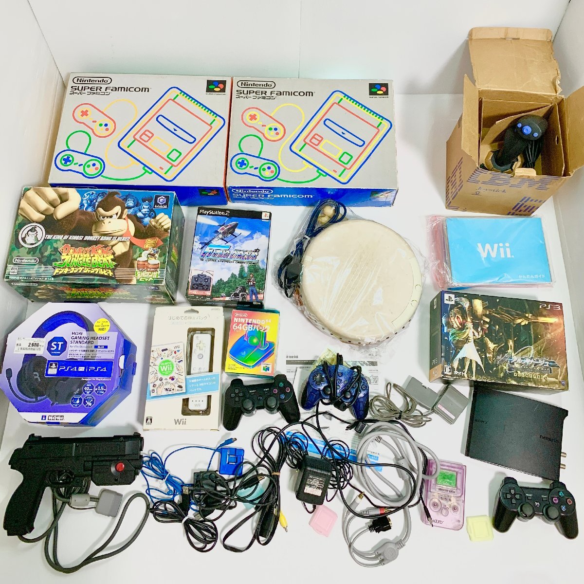 ゲーム機 まとめ 140サイズ 動作未確認 ジャンク 周辺機器