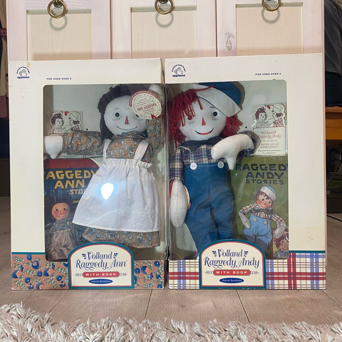 Volland Raggedy Ann and Andy Applause Limited edition with Book ラガディ アン ...