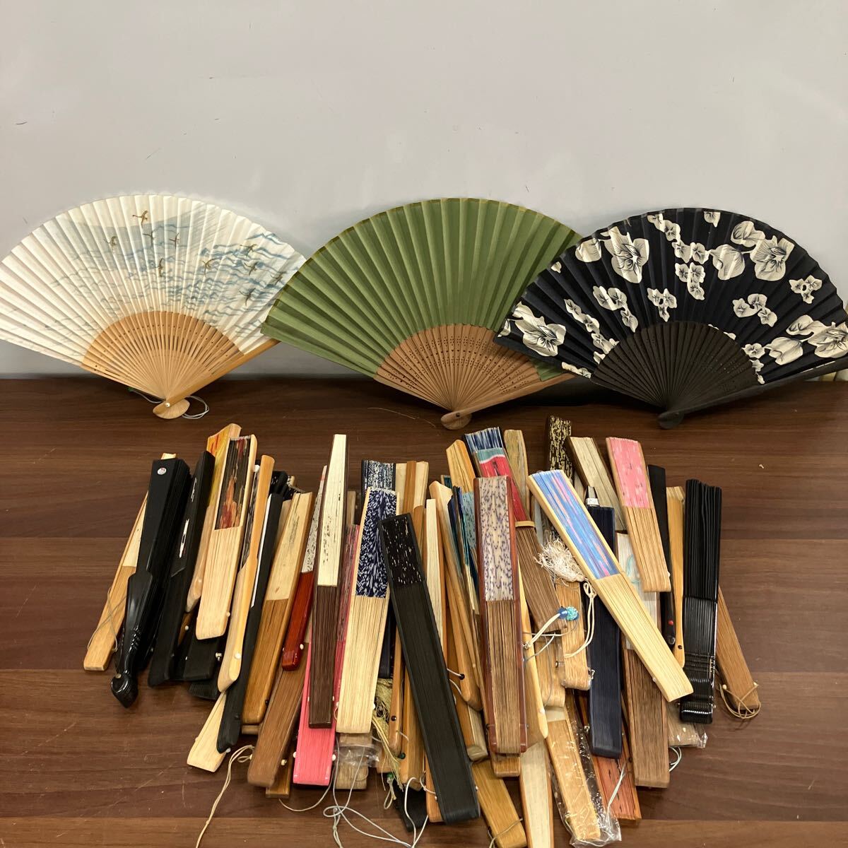 扇子 御舞扇 京扇子 日本舞踊 和装小物 柄扇子中国和装和服 京都 古玩飾扇子古道具レトロ水墨画 日本画 昭和レトロ まとめて /【Buyee ...