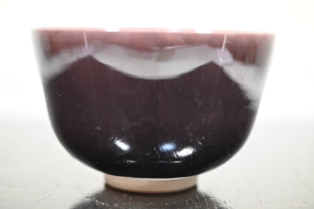 紫交趾松竹梅茶碗中村翠嵐茶道具/【Buyee】