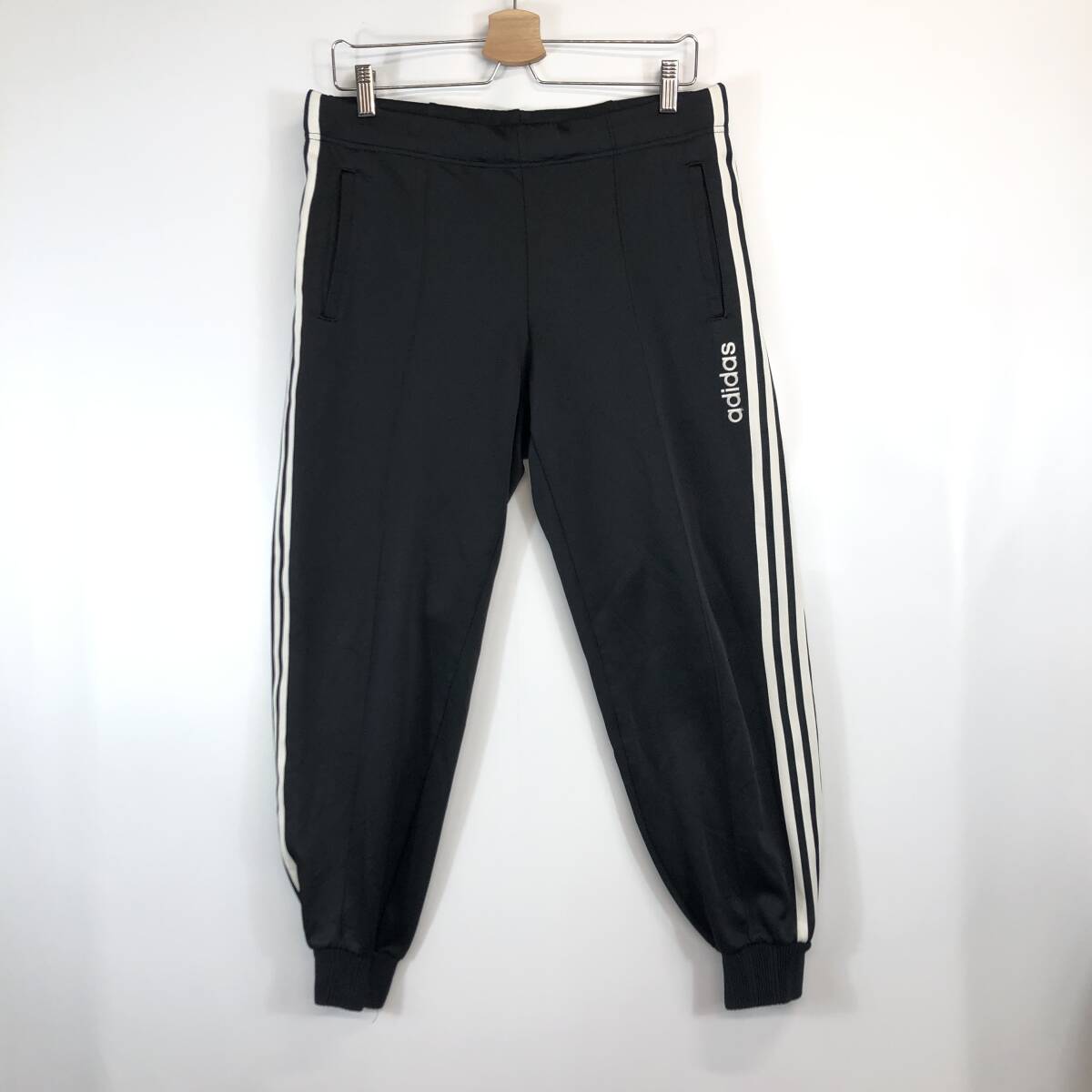 80s 90s デサントアディダス adidas トラックパンツ ブラック メンズL 
