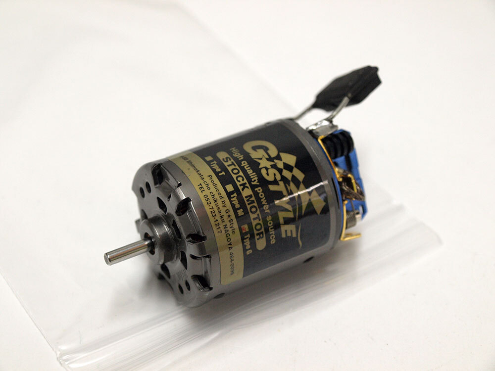 【M1720】G★STYLE ストック モーター TypeG レイダウン高回転型 美品（G-スタイル STOCK MOTOR 23T RC ...