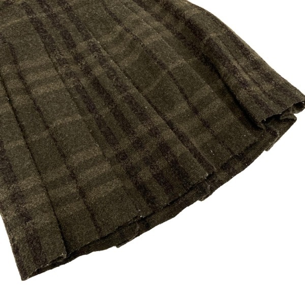 バーバリーロンドン ウールスカート ノバチェック ブラウン 40 L バーバリーロンドン ノバチェック 膝丈 ウールスカート 40 ブラウン