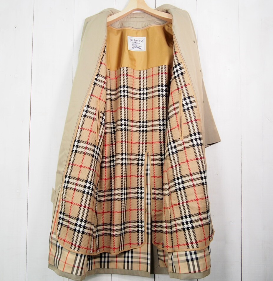 Burberrys ステンカラーコート ベージュ ライナー付 BURBERRY - バーバリーズ 90s ステンカラーコート ベージュ