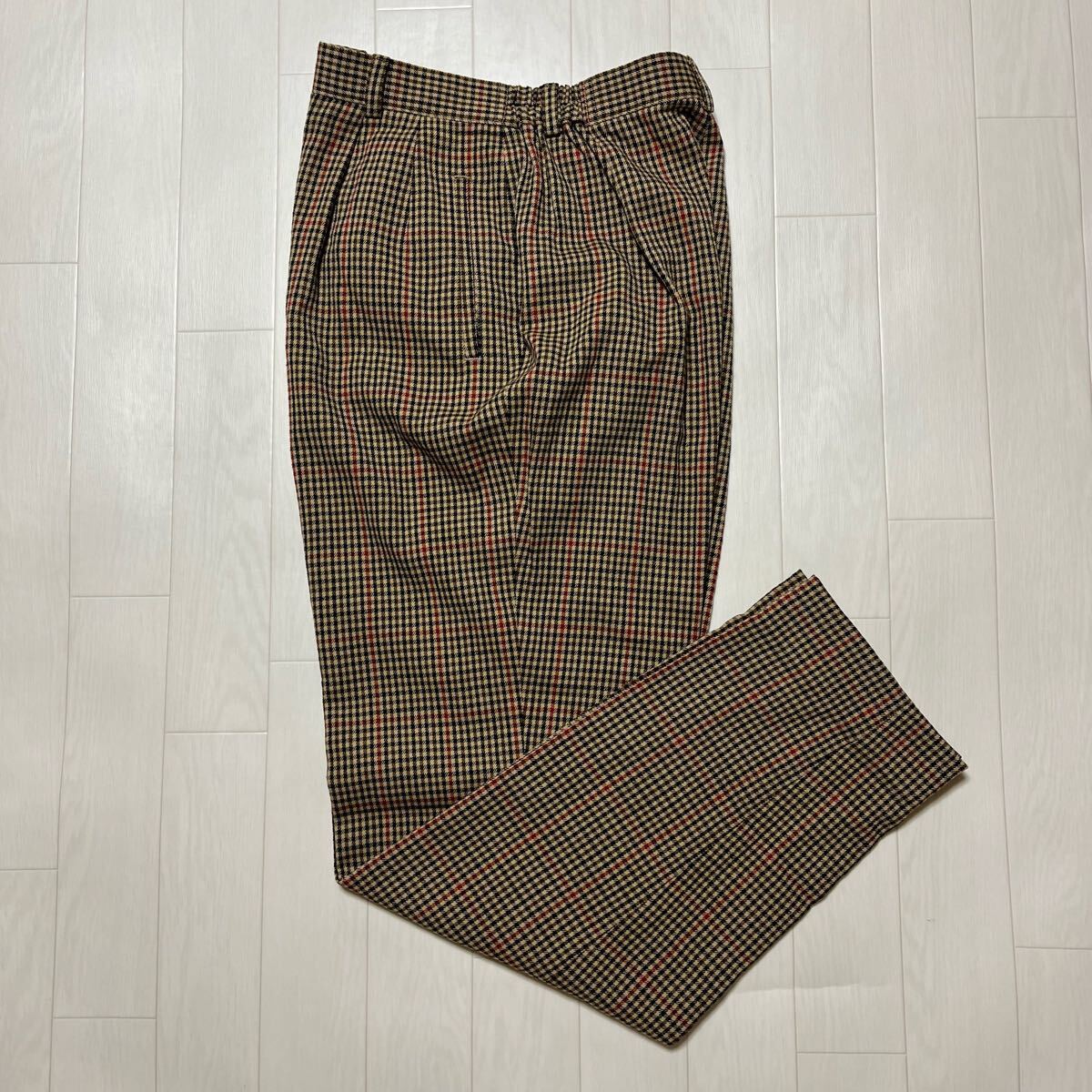 バーバリーロンドン♦︎美品 ノバチェック 七分丈パンツ スラックス 40  