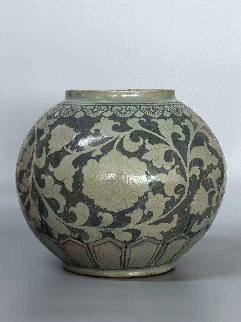 boa】朝鮮古陶 高麗青磁 盃台 CC369 朝鮮古美術 高麗青磁象嵌花