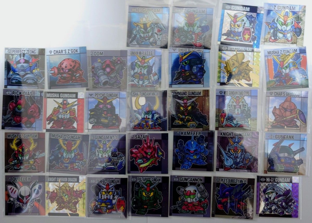 元祖SDガンダム スナック シール 32種 フルコンプ レア5種含 百式改