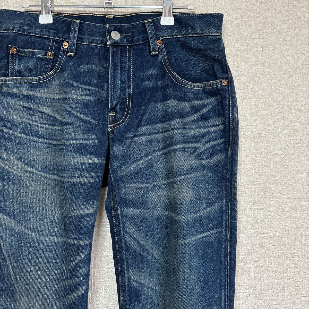 鬼髭】 リーバイス Levis 502 ボタン裏V23刻印 レザーパッチ