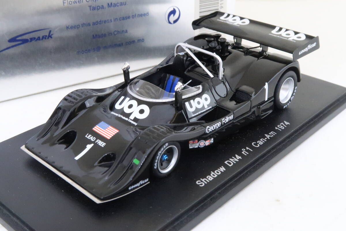 Shadow Dn4 Model Spark Shadow DN4 #1 uop Can-Am 1974 シャドウ カンナム 箱付 1/43 イコレ /【Buyee ...