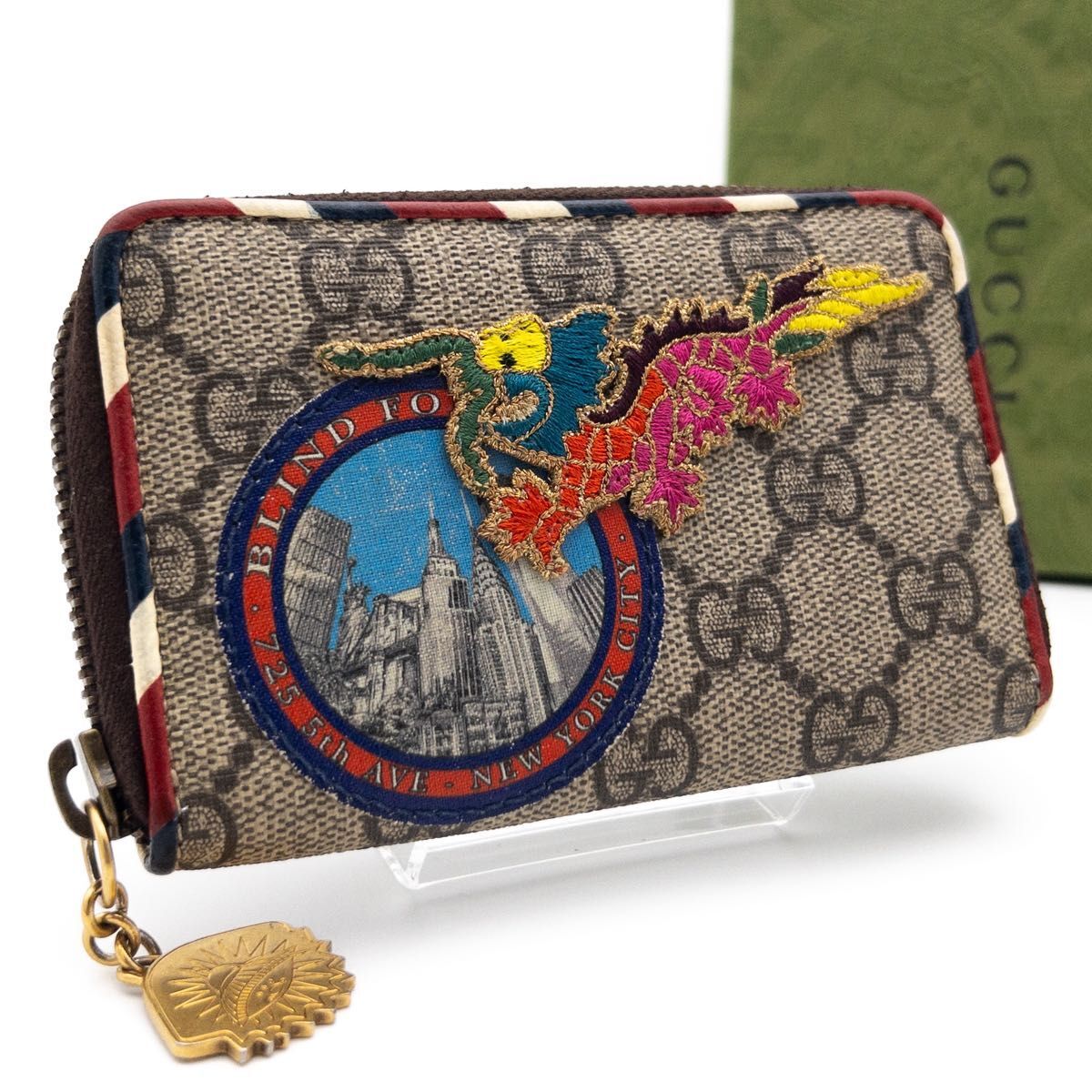 極美品】GUCCI コインケース クーリエ GGスプリーム 小銭入れ