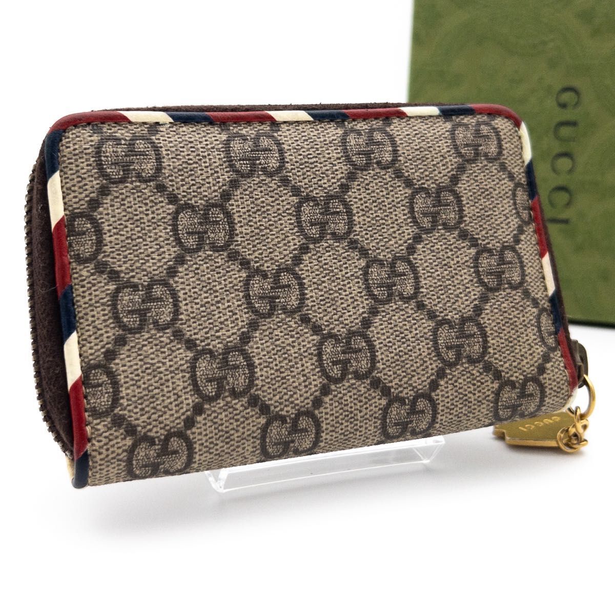 極美品】GUCCI コインケース クーリエ GGスプリーム 小銭入れ