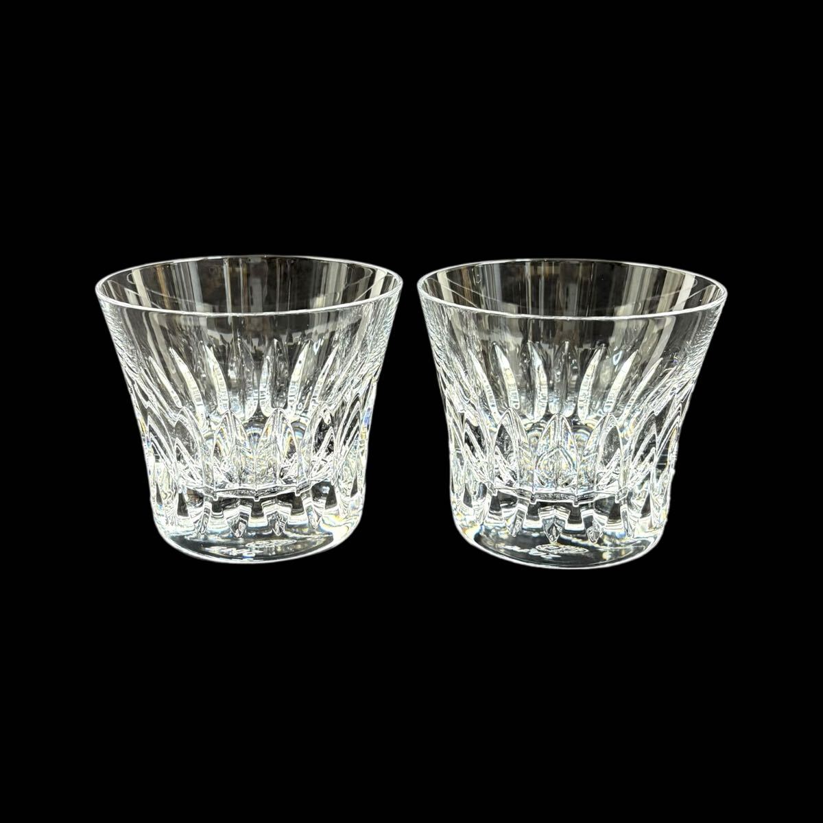 極美品】Baccarat バカラ ローザ タンブラー ロックグラス 極美品】Baccarat バカラ ローザ タンブラー ロックグラス