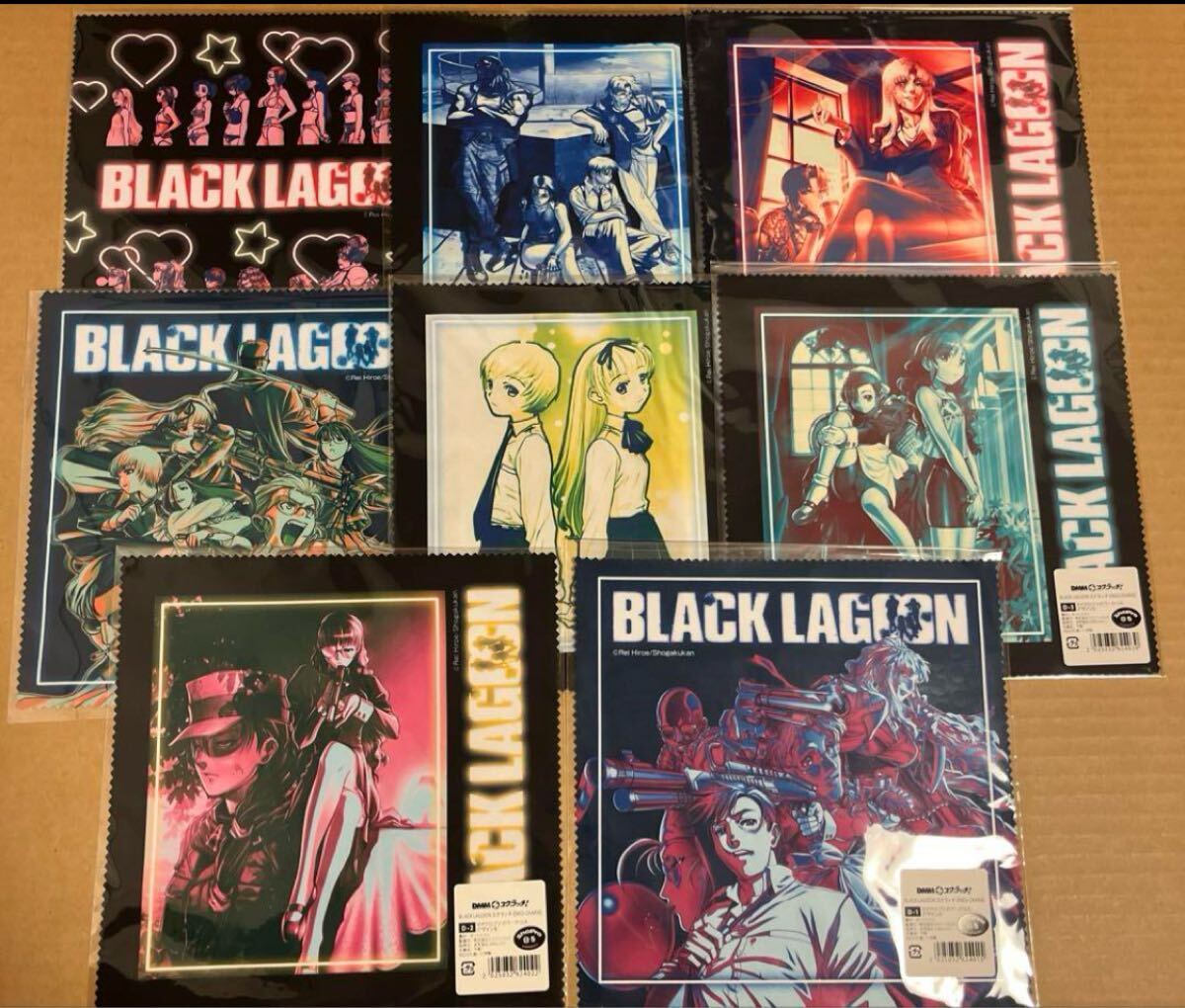 □ BLACK LAGOON □ DMMスクラッチ D賞 全8種セット レヴィ ロベルタ 