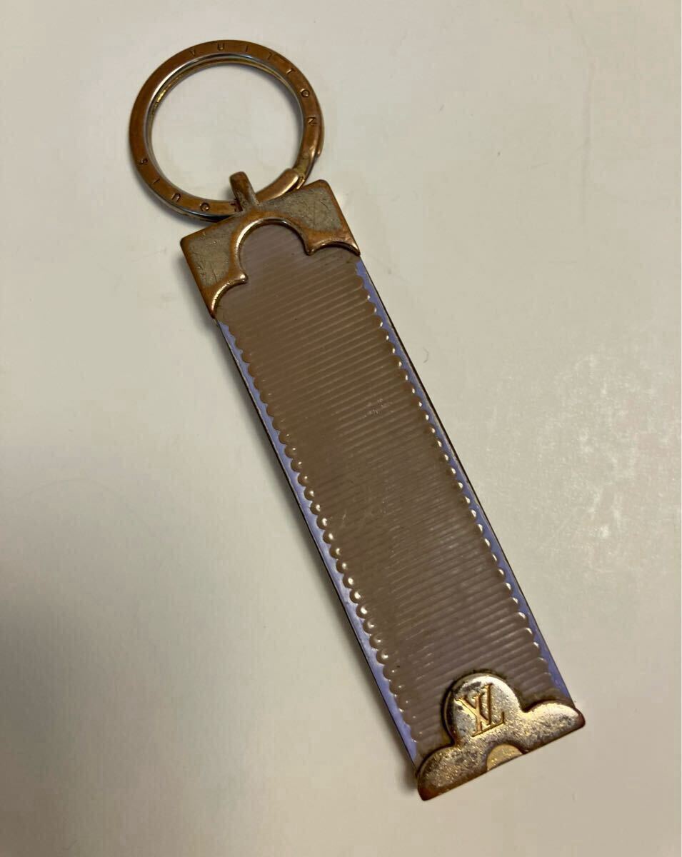 送料無料 LOUIS VUITTON ルイヴィトン ロゴ キーホルダー