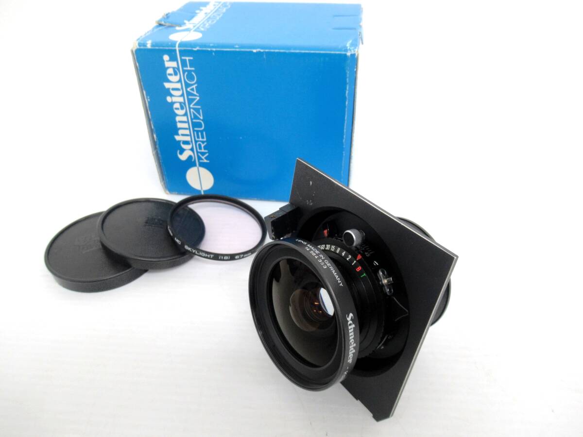 Objectif Grand Format Schneider Super-Angulon 5,6/75 Mm Pour 4x5