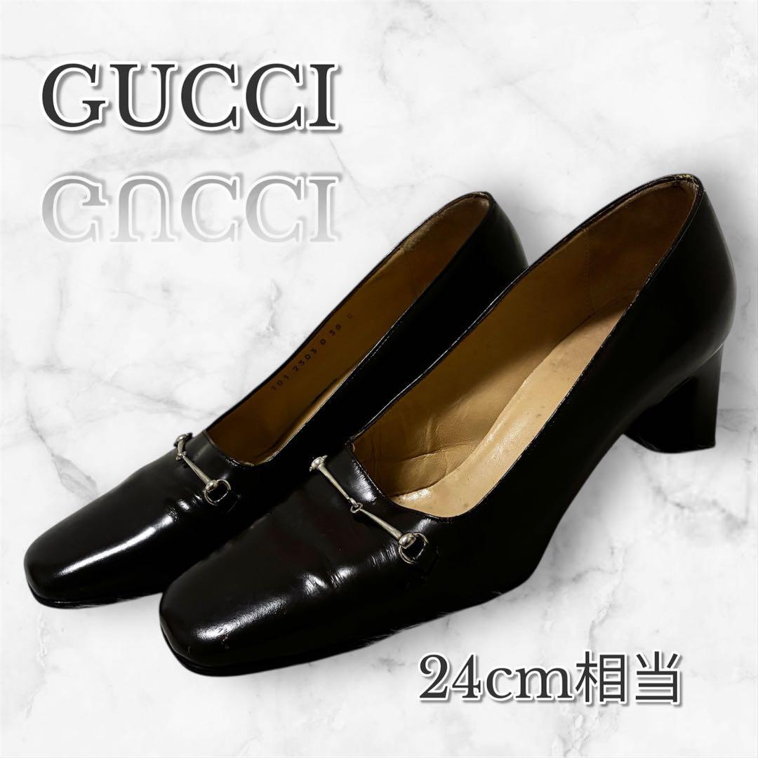 GUCCI パンプス SALE 数量限定∞GUCCI国内発∞上品 ホースビット パンプス