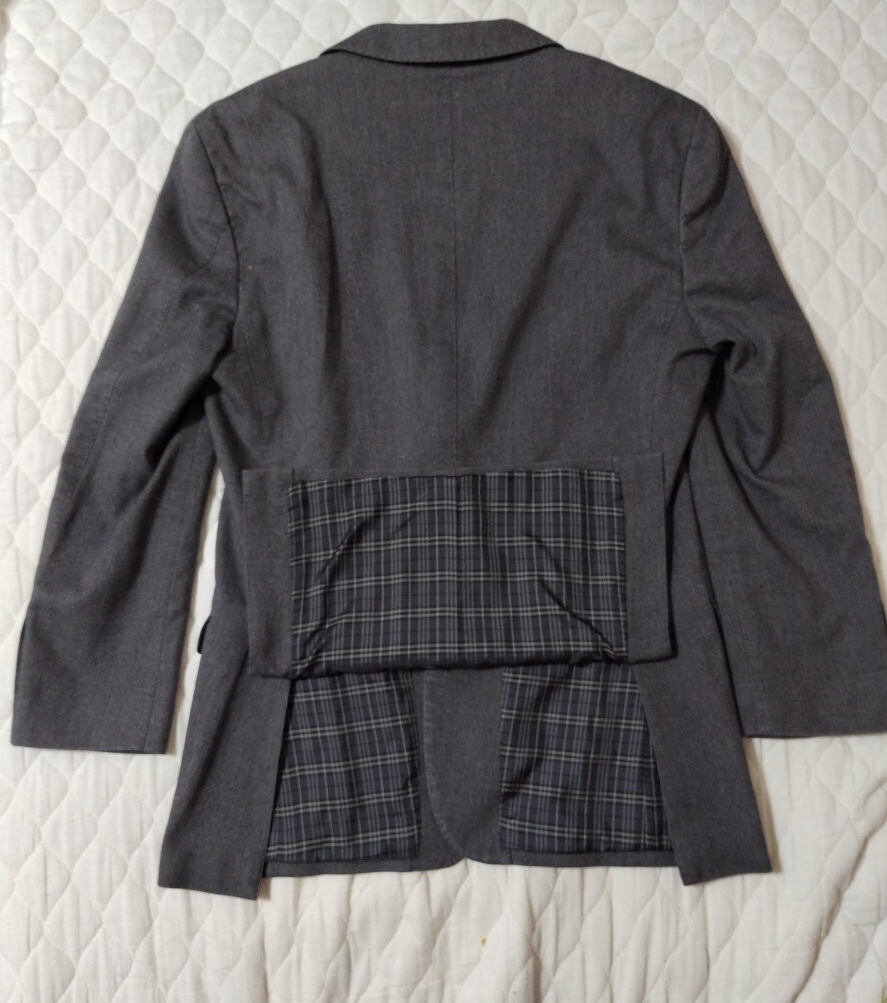 BURBERRY BLACK LABEL テーラードジャケット 銀ボタン
