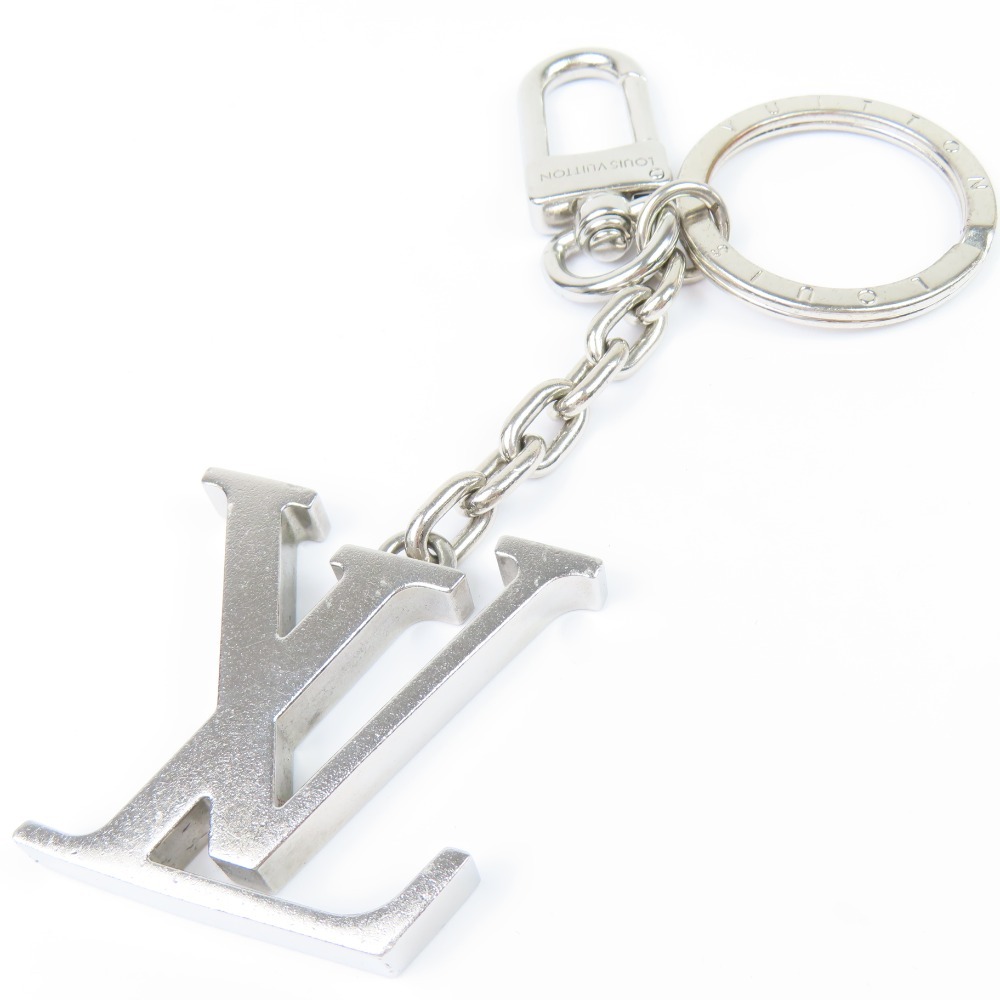 200633★1円スタート★LOUIS VUITTON ルイヴィトン 美品 ポルトクレ イニシアル キーリング バッグチャーム キーホルダー ...