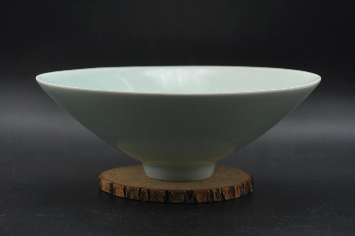 B 青磁茶碗元時代中国陶器-