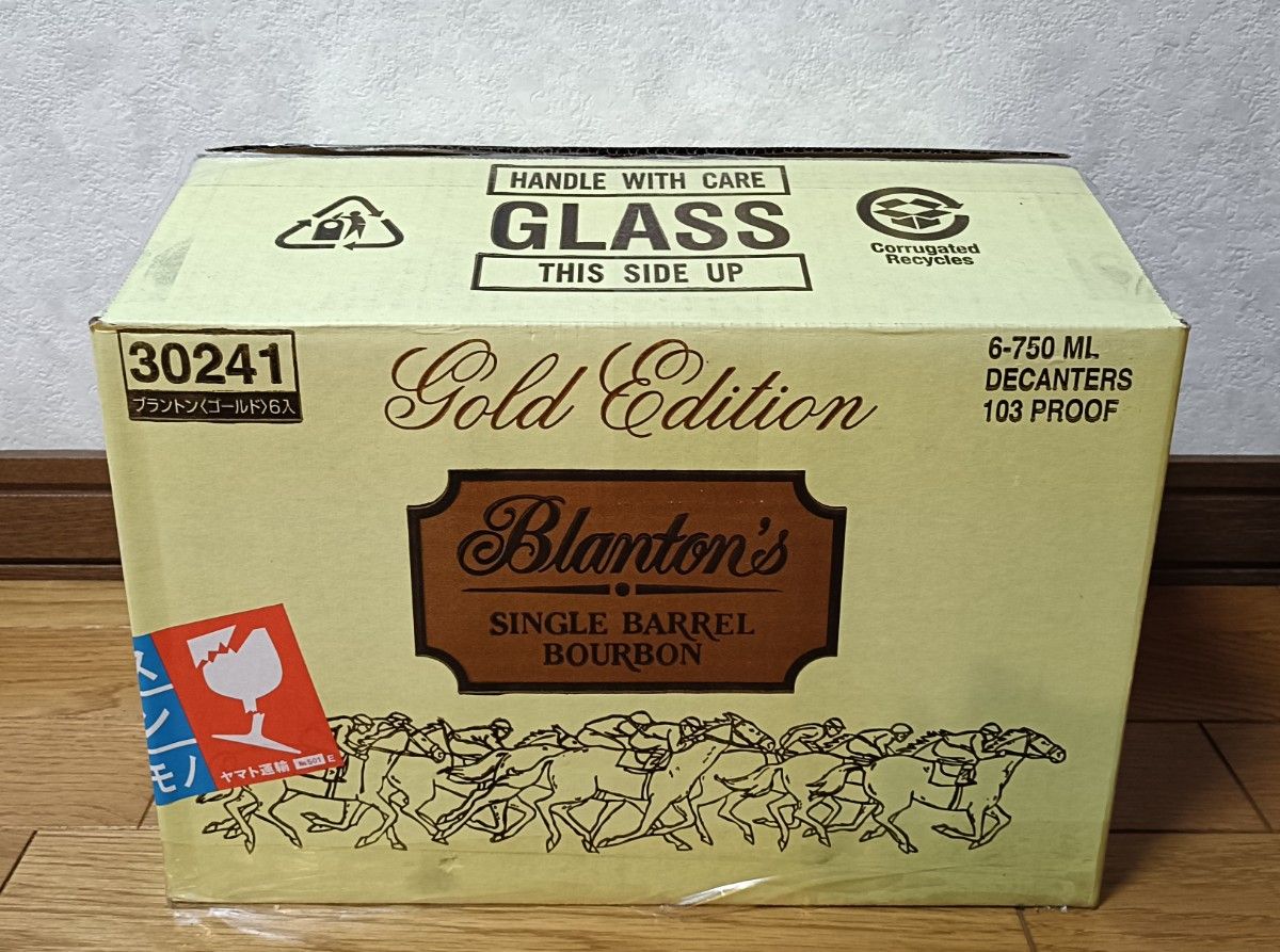 宝酒造 ブラントン ゴールド Blanton Gold 1ケース 6本 宝酒造 ブラントン ゴールド Blanton's Gold 1ケース（6本）②