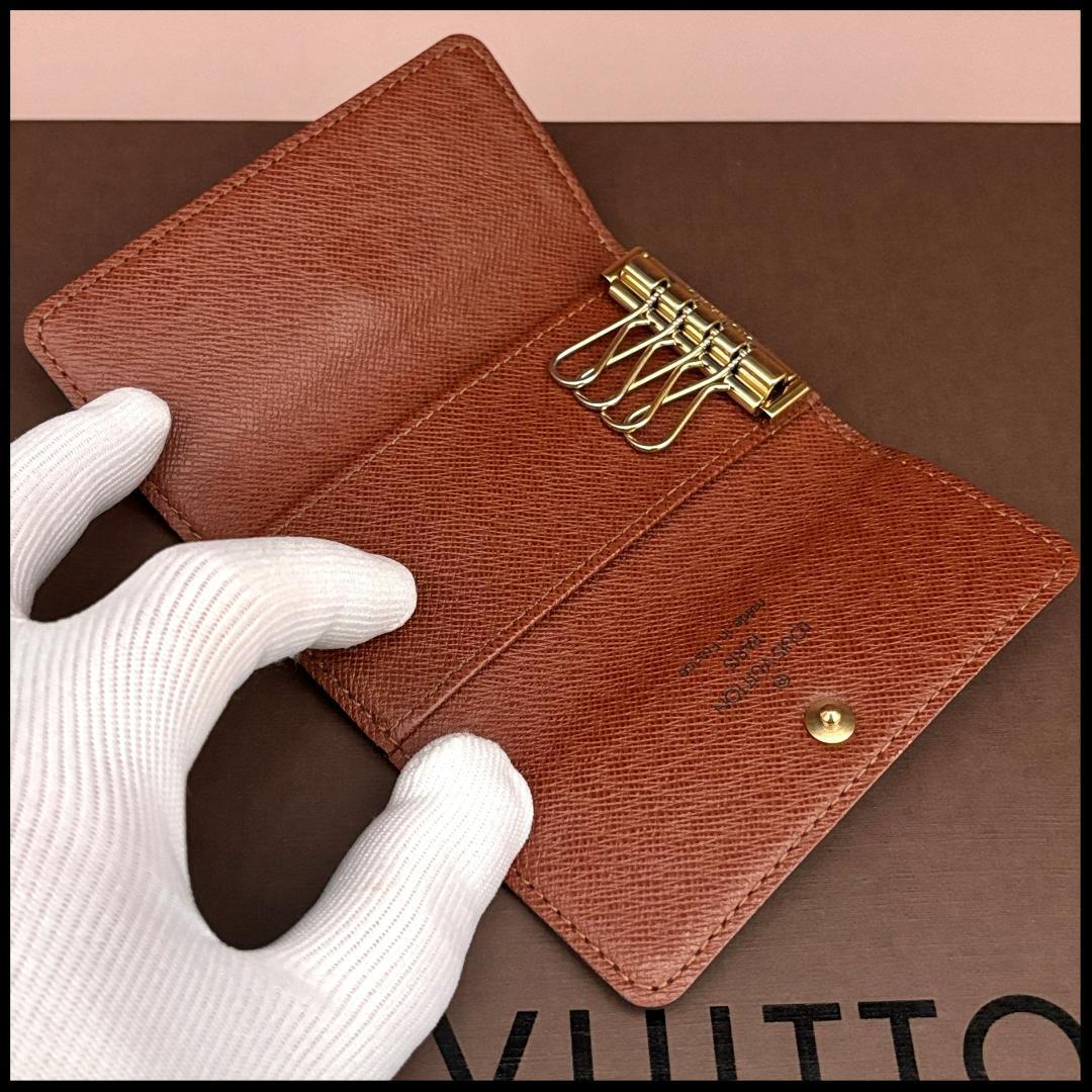 【極美品】ルイヴィトン　ミュルティクレ6 モノグラム　キーケース　茶色 楽天市場】【20%OFF】 ルイヴィトン 4連キーケース
