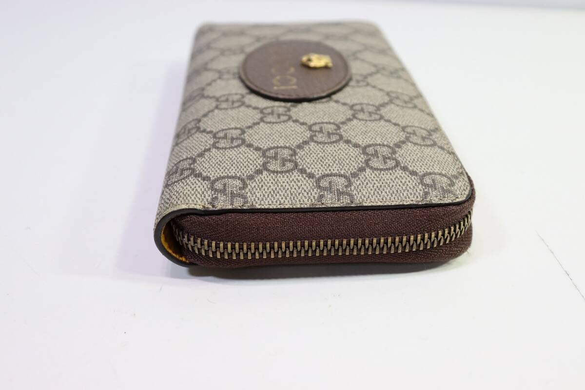 GUCCI グッチ GGスプリーム 長財布 473953 ラウンドファスナー