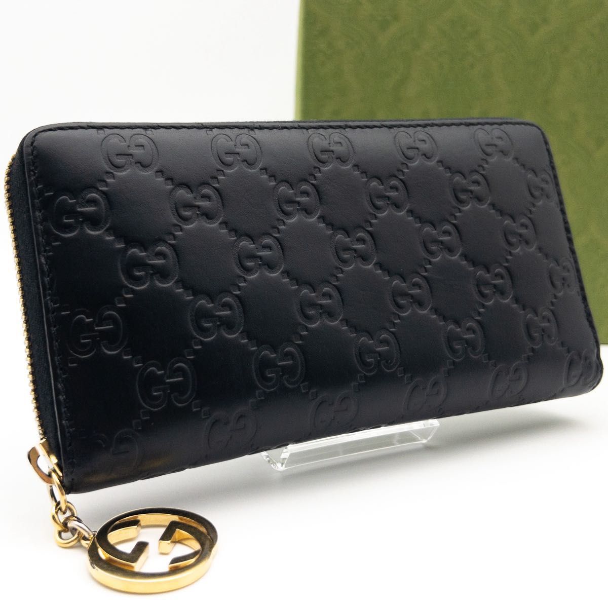 極美品】GUCCI シマ ジップアラウンドウォレット 長財布 /【Buyee】