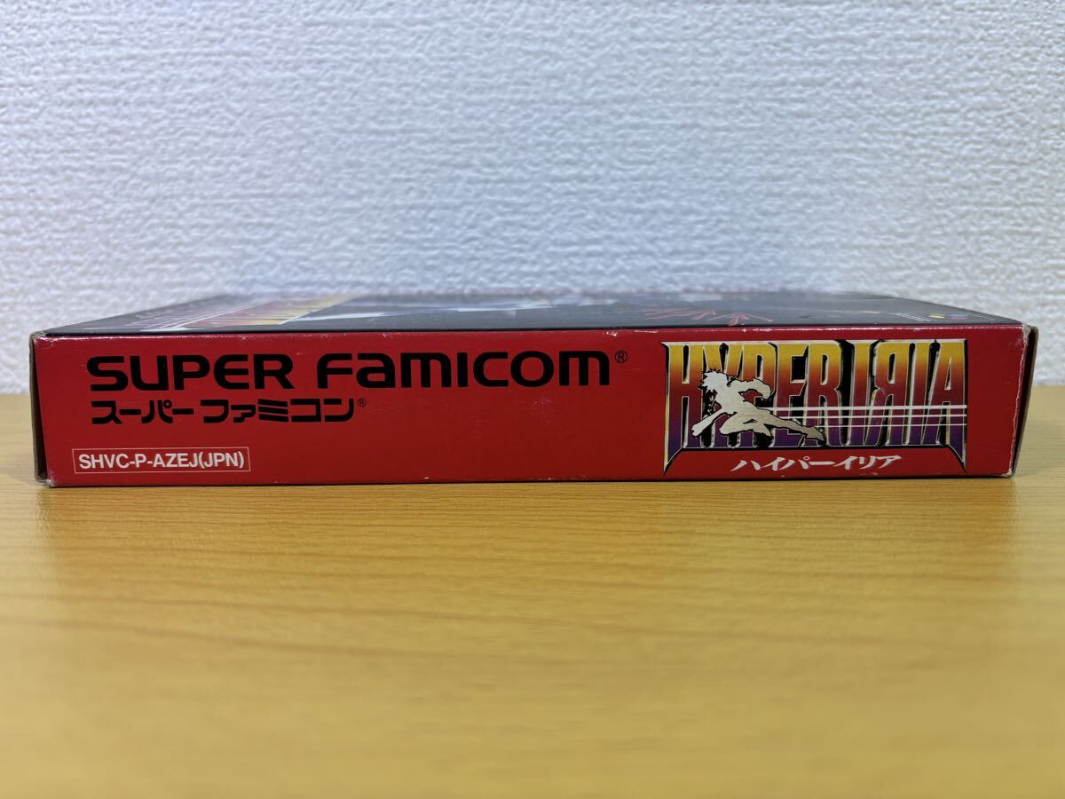 SFC 正規品【ハイパーイリア HYPER IRIA】箱 ハガキ 取扱説明書 ソフト付き『スーパーファミコン 任天堂 NINTENDO ...