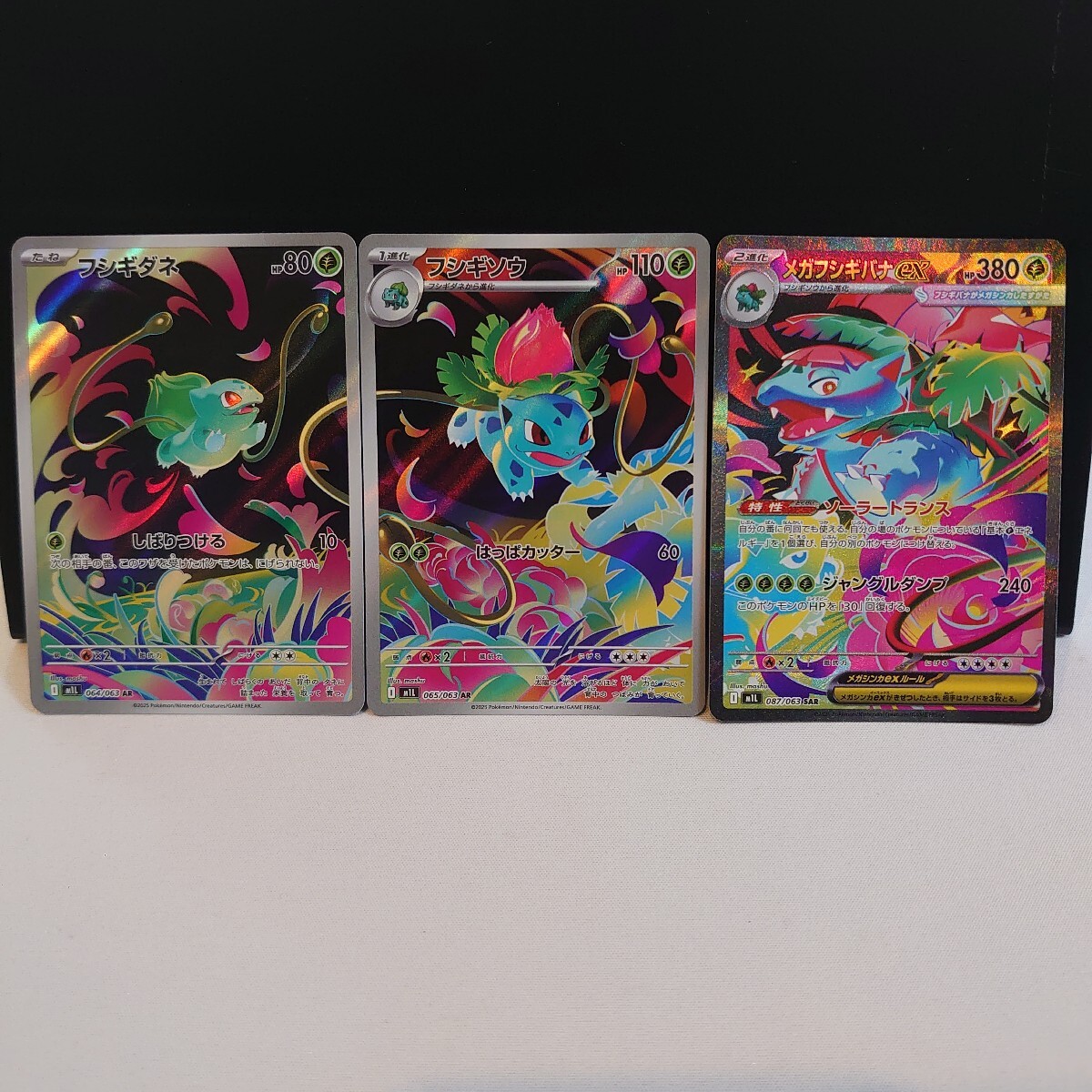 ポケモン - フシギバナex　sar　フシギダネ　フシギソウ メガフシギバナex sar フシギダネ ARフシギソウ AR 進化ライン 3