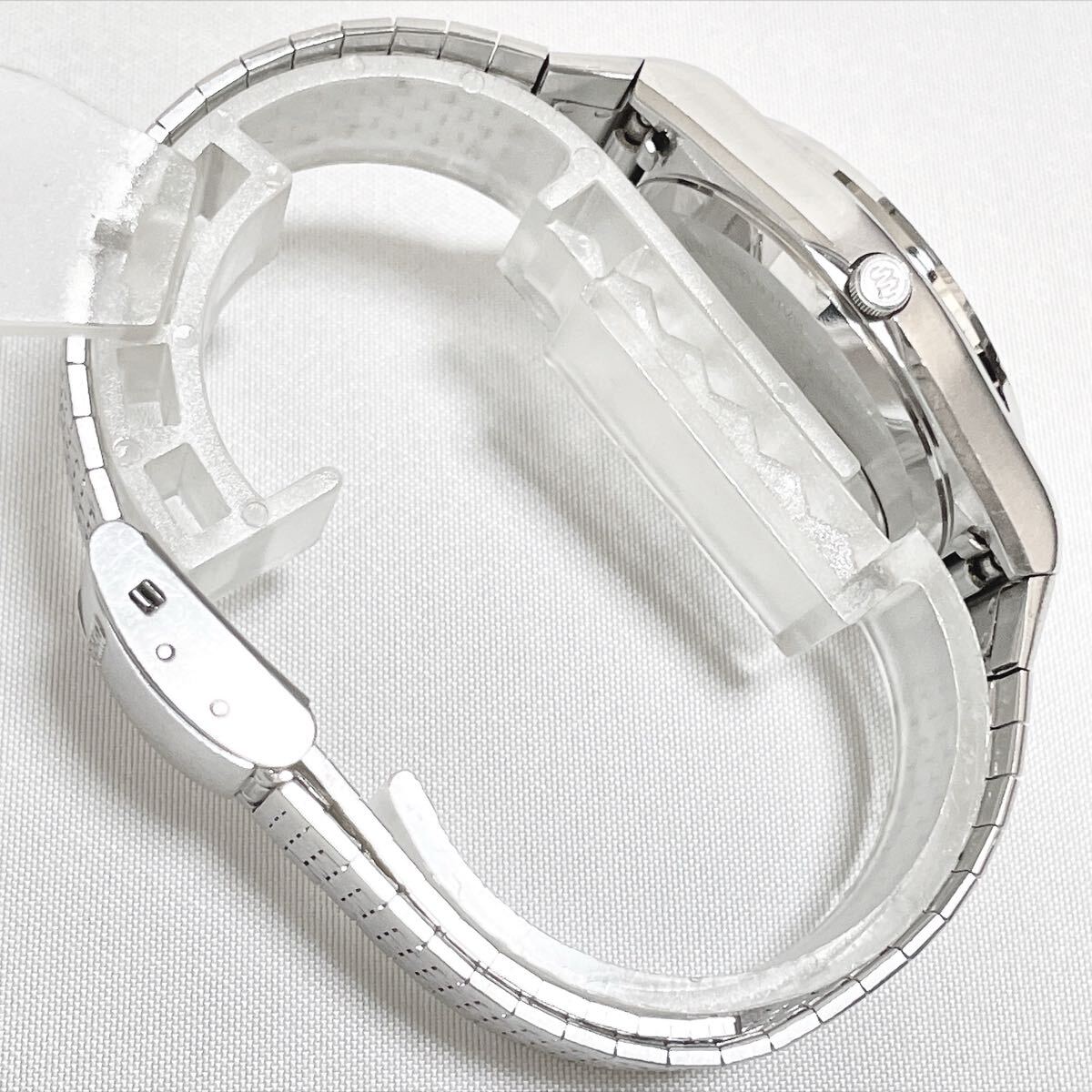 Service 9983 希少!美品 SEIKO セイコー SUPERIOR スーペリア 9983-8000 デイデイト 白文字盤 シルバー 高級モデル QZ メンズ腕 ...