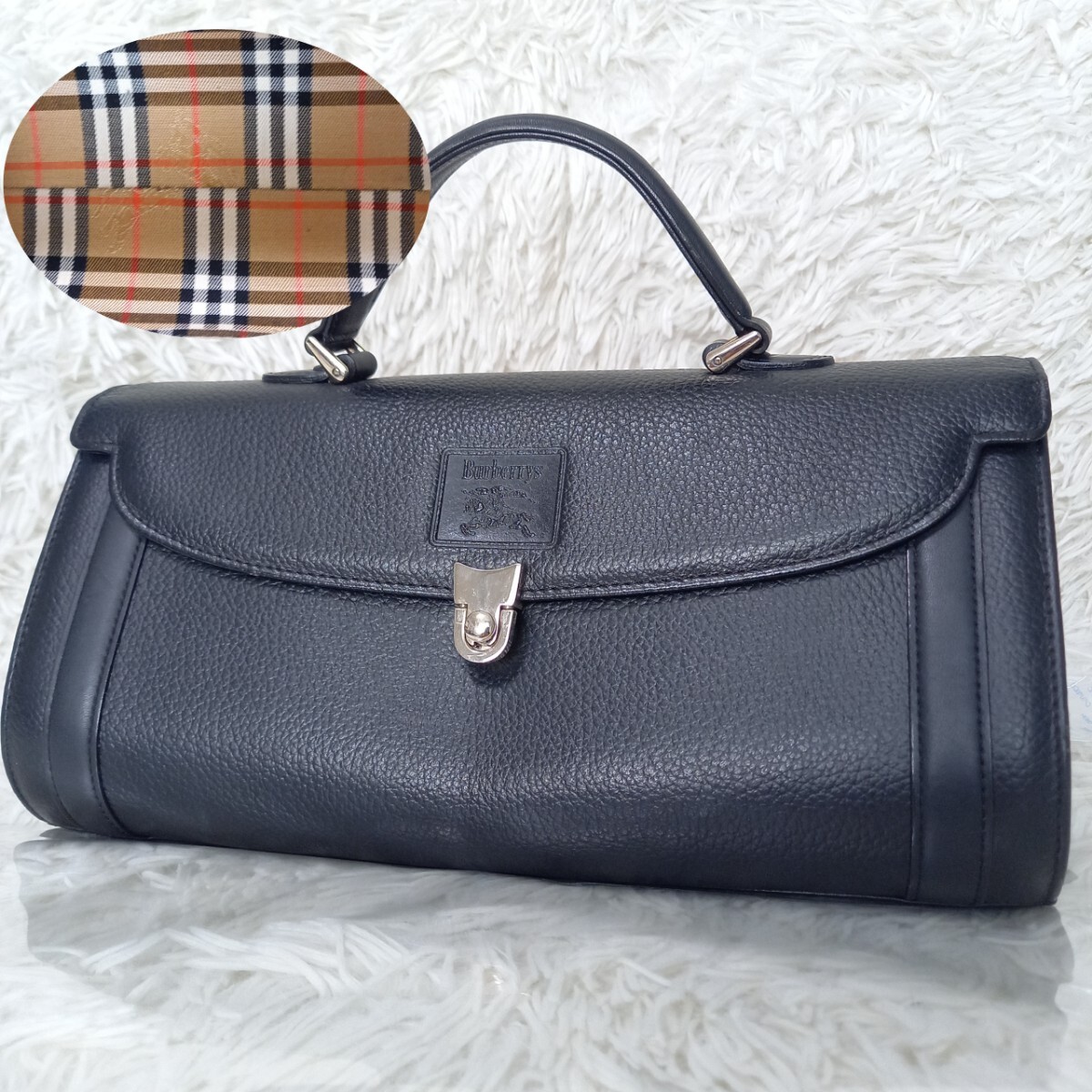 Burberry 超美品 Burberrys ハンドバック バーバリー カバンBURBERRYS 