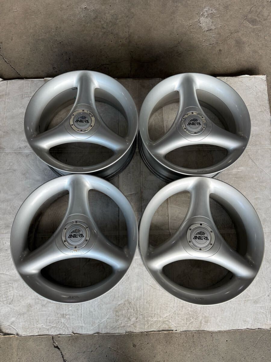 希少 ANTERA type109 17インチ 7J +40 PCD100 5H ハブ57mm 4本 アンティーラ 109 アンテーラ 17× ...