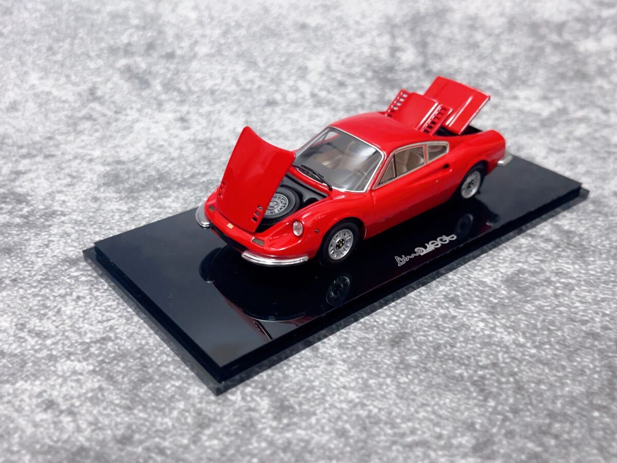 京商 Dino 246 GT FERRARI 1/43 KYOSHO フェラーリ ディノ 赤 開閉機構