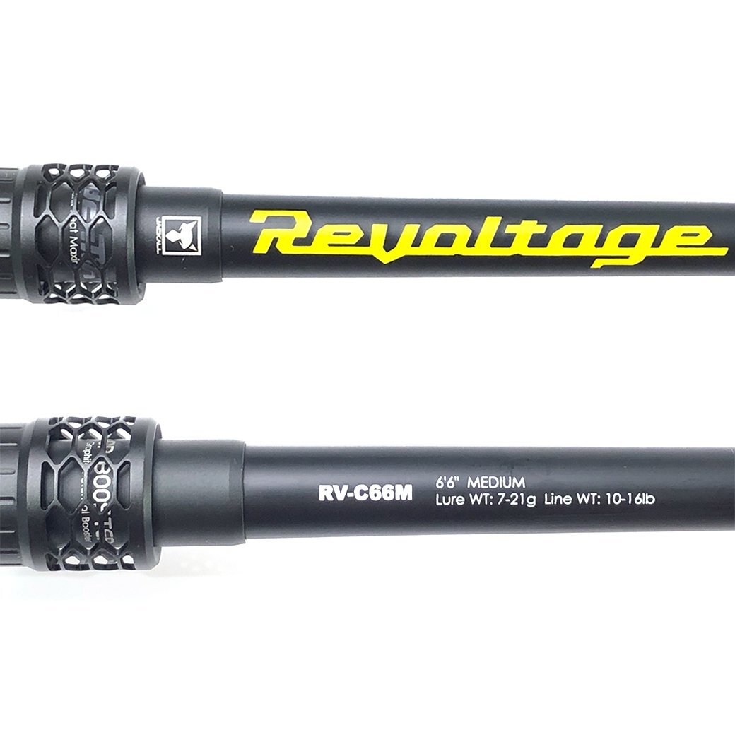 Revoltage Rods ジャッカル リボルテージ RV-C66M 1ピース ベイトロッド | JACKALL Revoltage Bass Fishing Rod ...