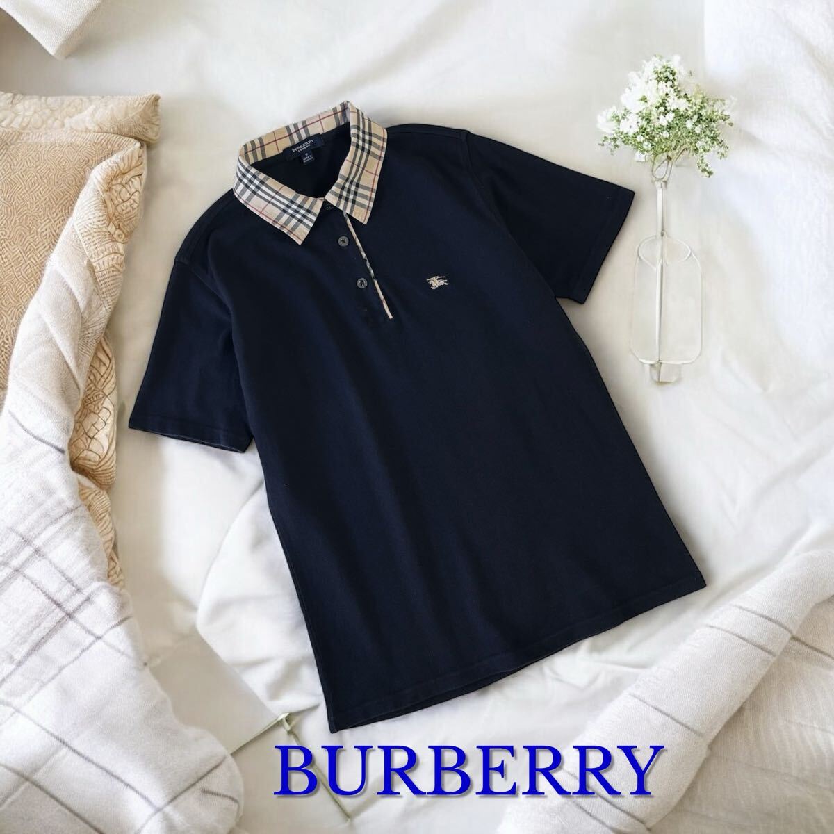 MY ファッション BURBERRY London バーバリー 半袖シャツ ポロシャツ