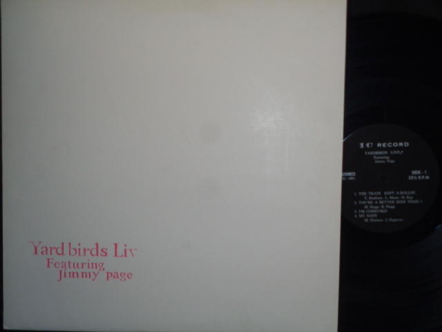 YARDBIRDS/LIVE FEAUTURING JIMMYA PAGE LP /【Buyee】 Buyee - Japanese ...