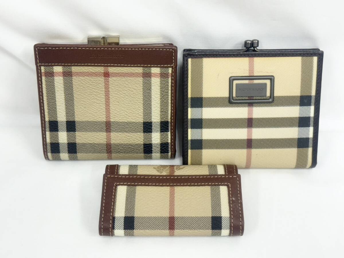 新品未使用品 箱付き BURBERRY LONDON 二つ折り財布 ノバチェック 新品