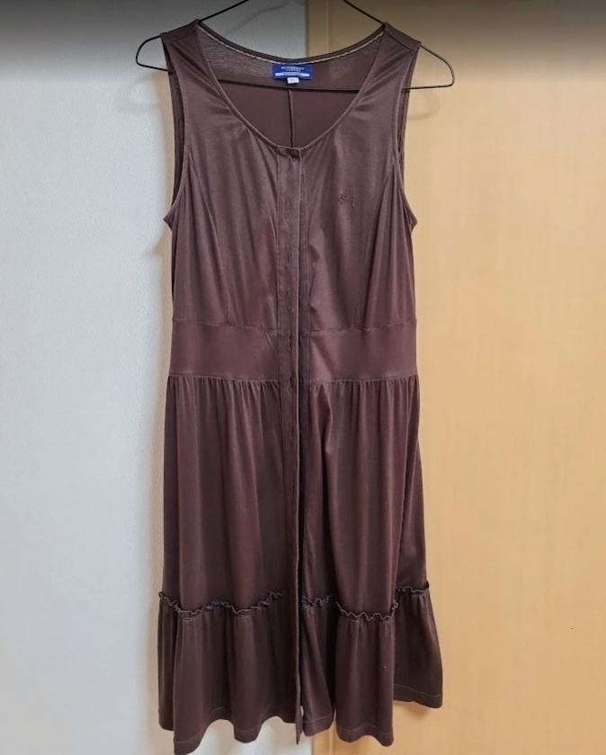 Burberry ロングベスト 希少！】バーバリーブルーレーベル